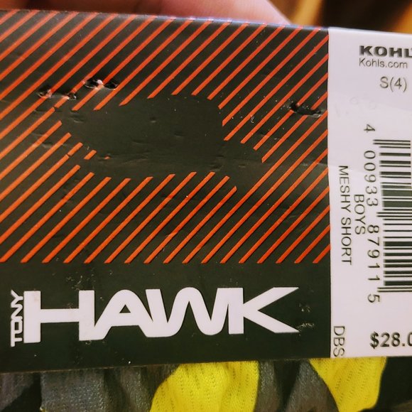 BNWT Tony Hawk Reversible Sz 4 Mesh Shorts WITH POCKETS- SO COOL!!! - Picture 9 of 15